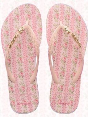 LoveShackFancy x Havainas Floral Flip Flops